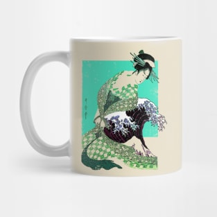 The great woman wave Mug